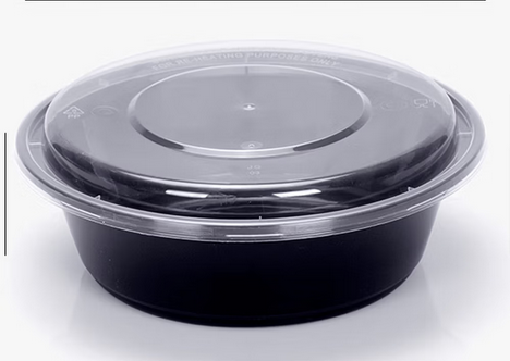 1000ml塑料圆形餐盒（150套）