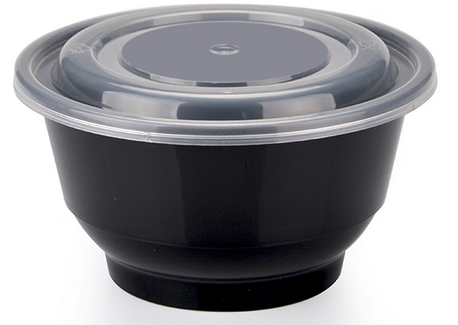 1100ml塑料圆形餐盒（150套）